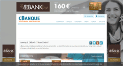 Desktop Screenshot of cbanque.com