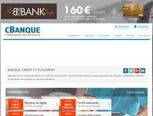 Tablet Screenshot of cbanque.com